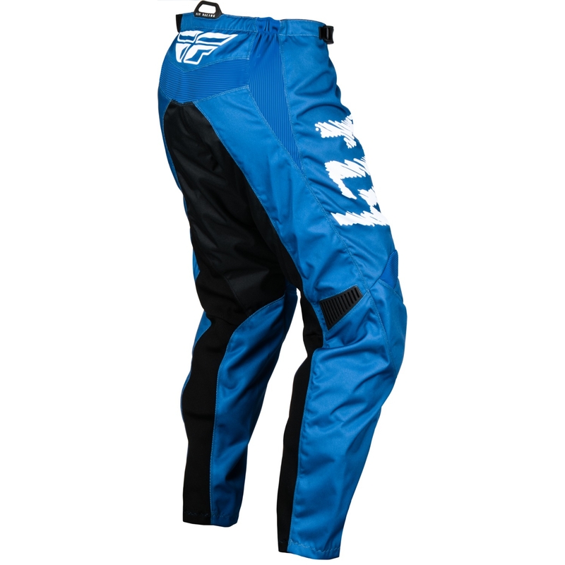 Pantaloni motocross FLY Racing F-16 pentru copii, albastru-alb
