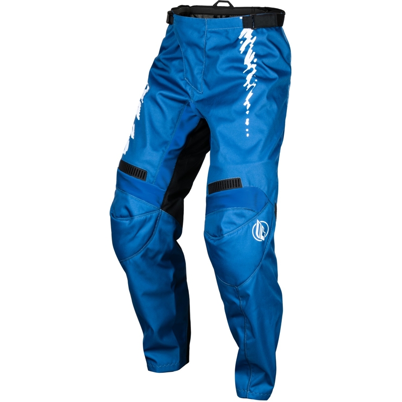 Pantaloni motocross FLY Racing F-16 pentru copii, albastru-alb