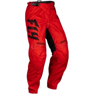Pantaloni motocross pentru copii FLY Racing F-16 2024 roșu-negru-gri