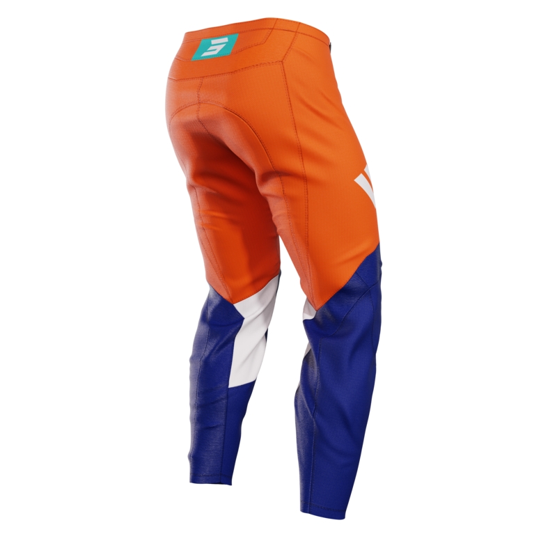 Pantaloni motocross pentru copii Shot Iron portocaliu lichidare