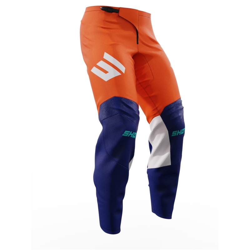 Pantaloni motocross pentru copii Shot Iron portocaliu lichidare