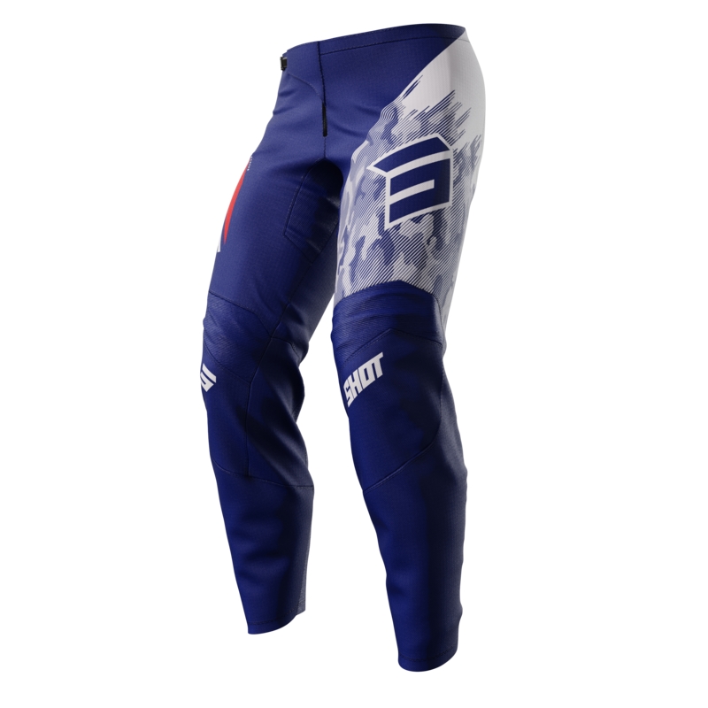 Pantaloni motocross pentru copii Shot Matrix albastru lichidare