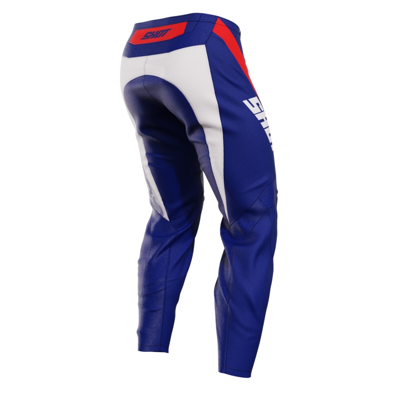 Pantaloni motocross pentru copii Shot Matrix albastru lichidare
