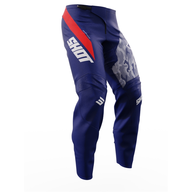 Pantaloni motocross pentru copii Shot Matrix albastru lichidare