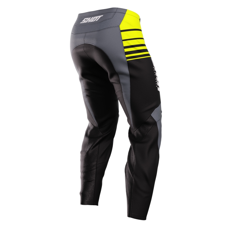 Pantaloni motocross pentru copii Shot Peak galben fluo lichidare
