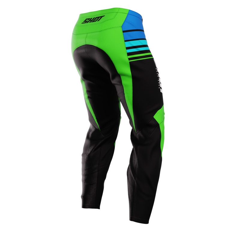 Pantaloni Motocross pentru copii Shot Peak Green lichidare