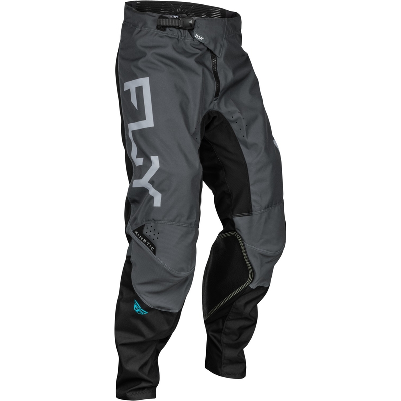 Pantaloni motocross FLY Racing Kinetic Reload 2024 gri-negru-albastru lichidare