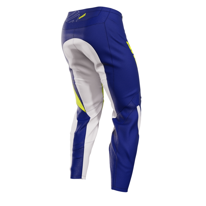 Pantaloni motocross pentru copii Shot Rush albastru lichidare