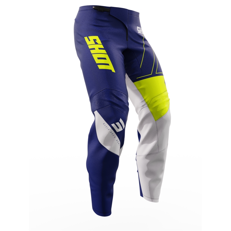 Pantaloni motocross pentru copii Shot Rush albastru lichidare
