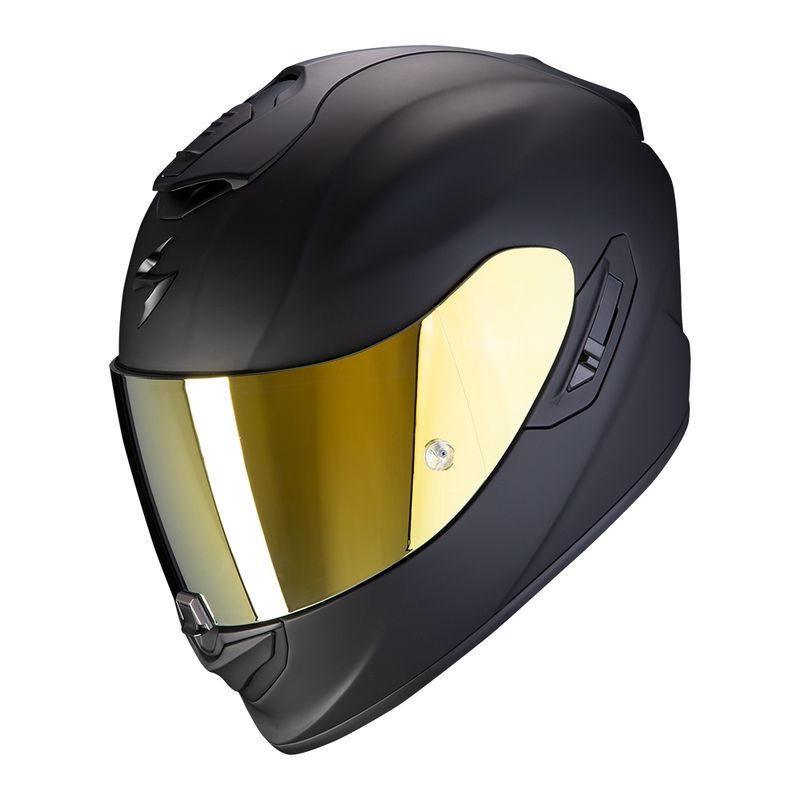 Casca moto integrala Scorpion EXO-1400 EVO II Air Solid neagra mat lichidare