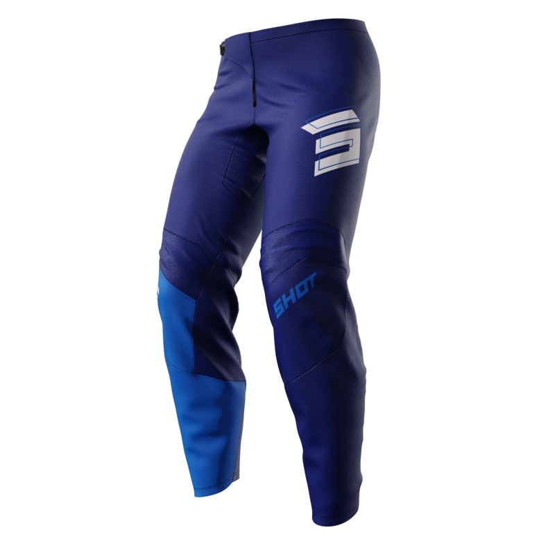 Pantaloni Motocross Shot trage Squad albastru lichidare