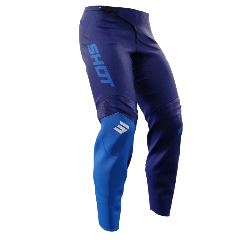 Pantaloni Motocross Shot trage Squad albastru lichidare