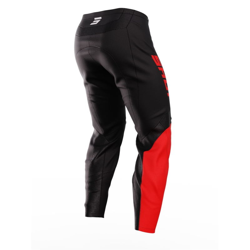Pantaloni Motocross Shot trage Squad roșu lichidare