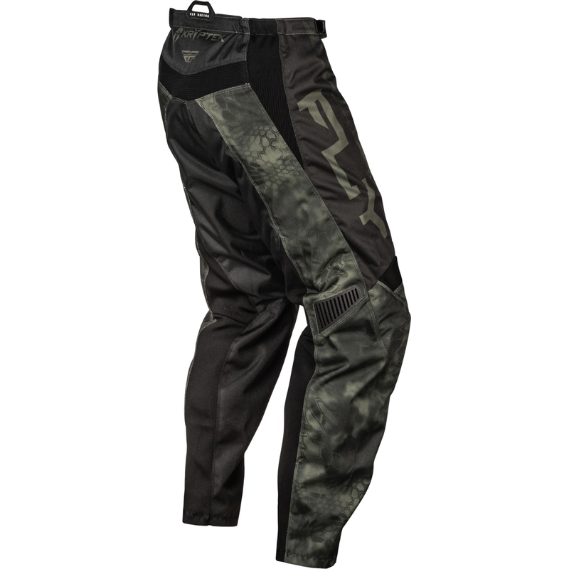 Pantaloni de motocros FLY Racing F-16 Kryptek 2024 gri-negru