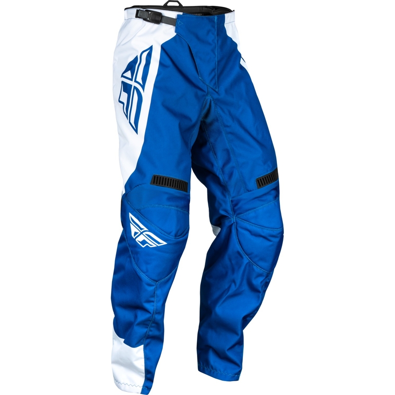 Pantaloni motocross FLY Racing F-16 albastru-alb
