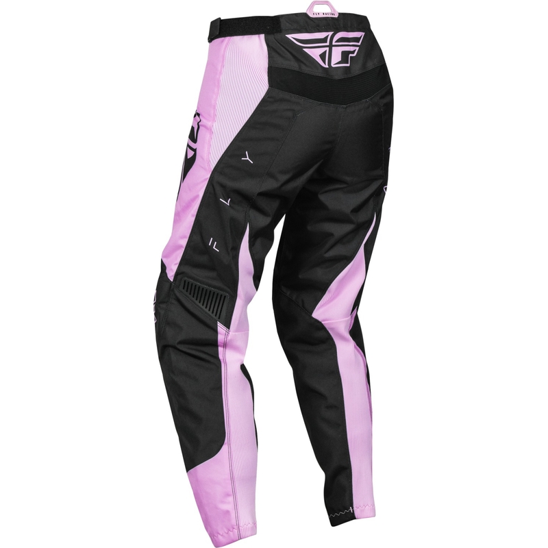 Pantaloni de motocros pentru femei FLY Racing F-16 2024 negru-lavanda