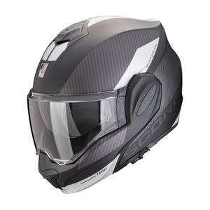 Cască de motocicletă Scorpion EXO-TECH EVO TEAM vain negru-argintiu
