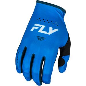 Mănuși de motocros FLY Racing Lite 2024 albastru și alb