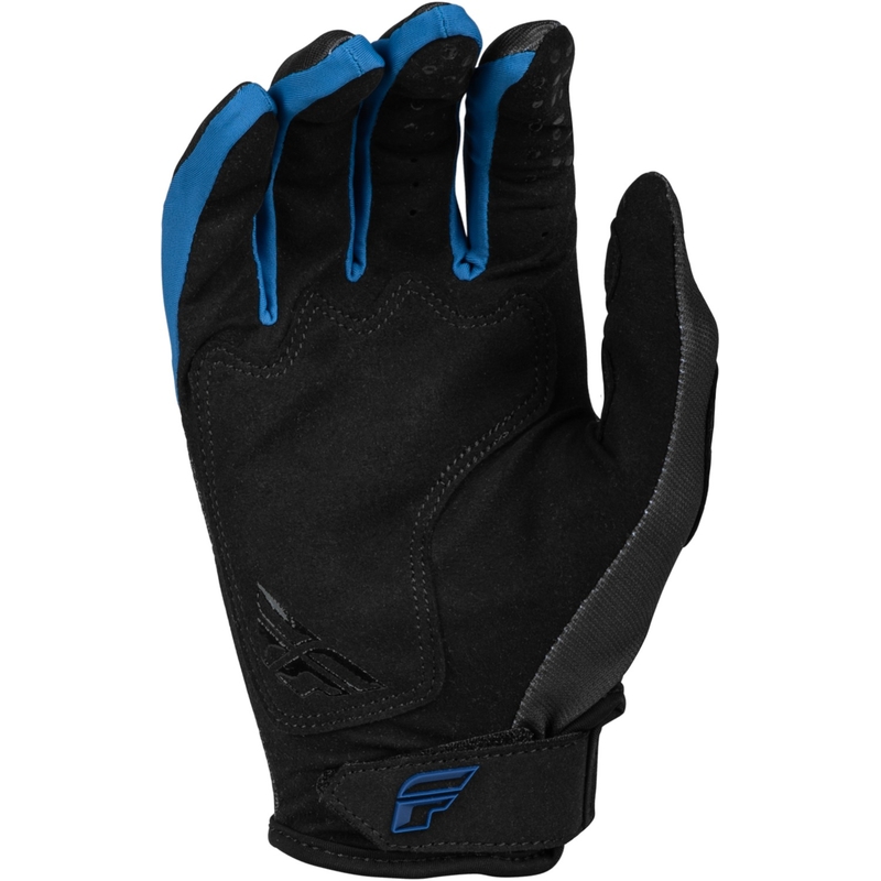 Mănuși de motocros pentru copii FLY Racing Kinetic Prodigy 2024 gri-verde-fluo-albastru