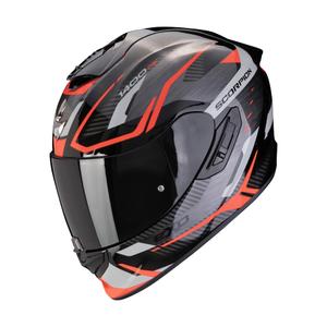 Cască integrală pentru motociclete Scorpion EXO-1400 EVO II AIR ACCORD gri-roșu