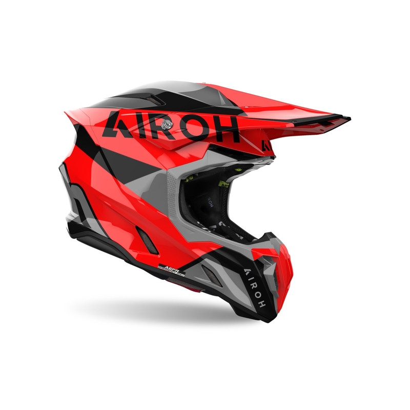 Cască de motocros Airoh Twist 3 King roșu lucios