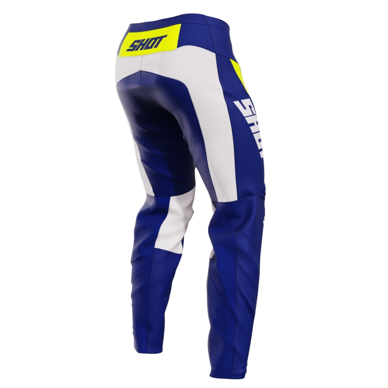 Pantaloni motocross Shot Devo Devo Matrix albastru lichidare