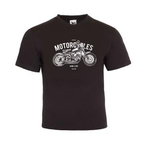 RSA Motorcycles Ride Live T-shirt negru