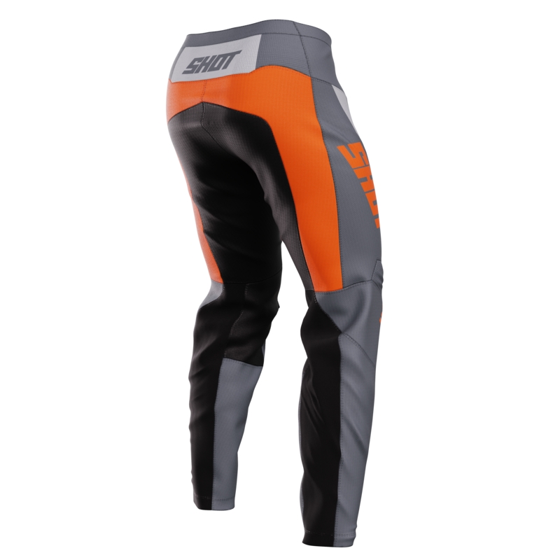 Pantaloni Motocross Shot Devo Star portocaliu lichidare