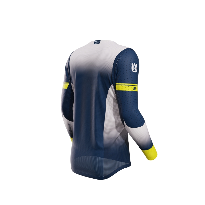 Tricou Motocross Shot Aerolite Husqvarna LE albastru vânzare lichidare