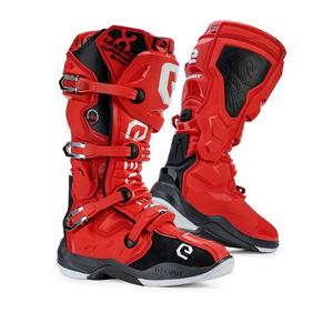 Eleveit X-Legend cizme de motocicletă roșu