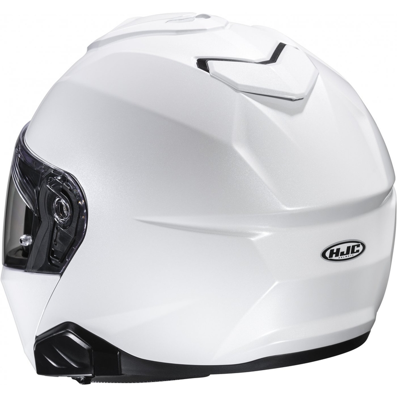 Cască de motocicletă rabatabilă HJC i91 Solid alb perlat