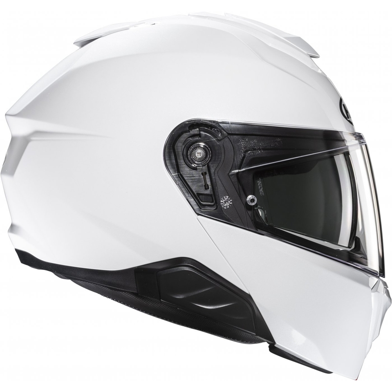 Cască de motocicletă rabatabilă HJC i91 Solid alb perlat