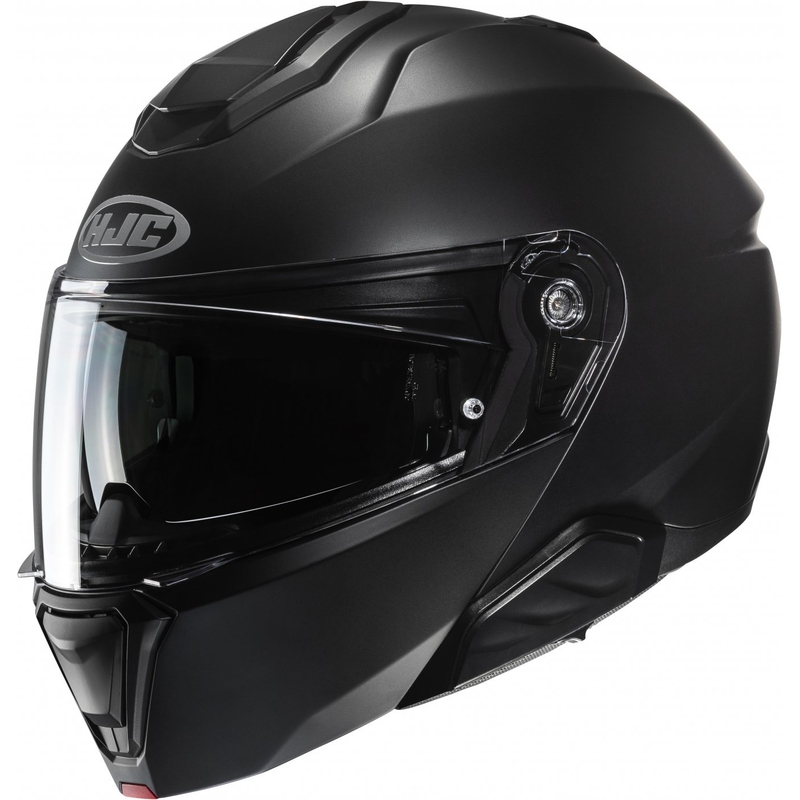 Cască de motocicletă pliabilă HJC i91 Solid semi-plată neagră
