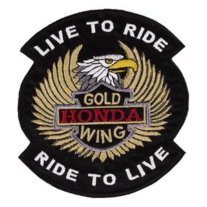 Patch Live to Ride Gold Wing - mai mic