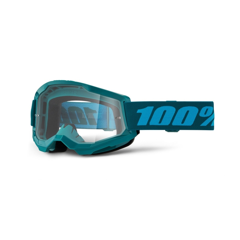 Ochelari de motocros STRATA 2 New Stone blue (plexi transparent)