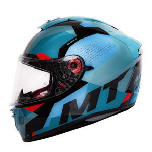 Cască moto integrală MT Blade 2 SV Fade E17 negru-roșu-albastru vânzare lichidare