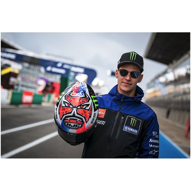 Integrální přilba na motorku HJC RPHA 1 Quartararo Le Mans Sp MC21 černo-bílo-červená