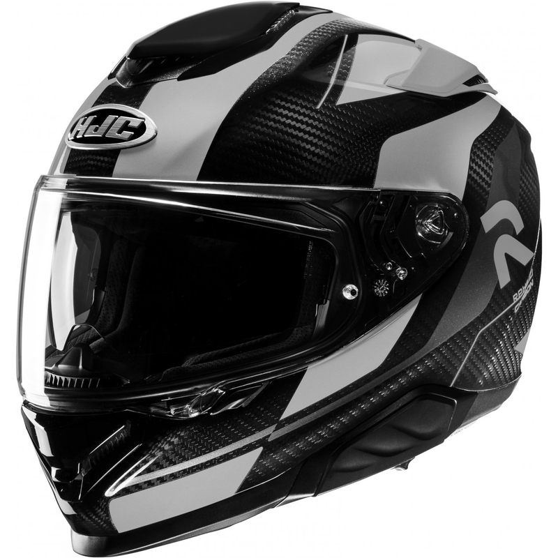 Cască integrală de motocicletă HJC RPHA 71 Carbon Hamil MC5 negru/gri