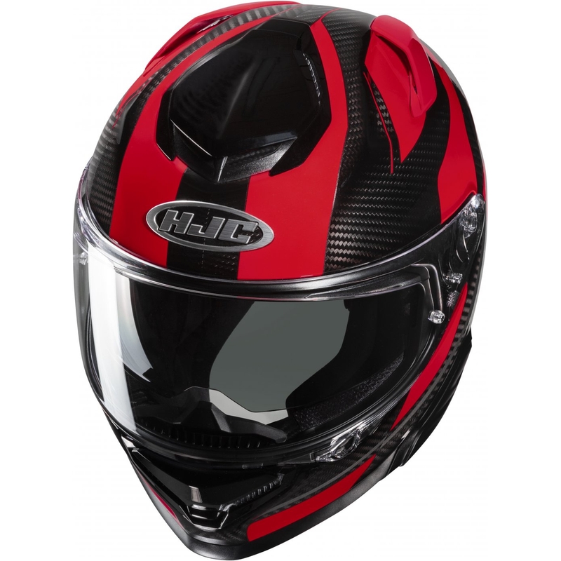 Cască integrală de motocicletă HJC RPHA 71 Carbon Hamil MC1 negru-roșu