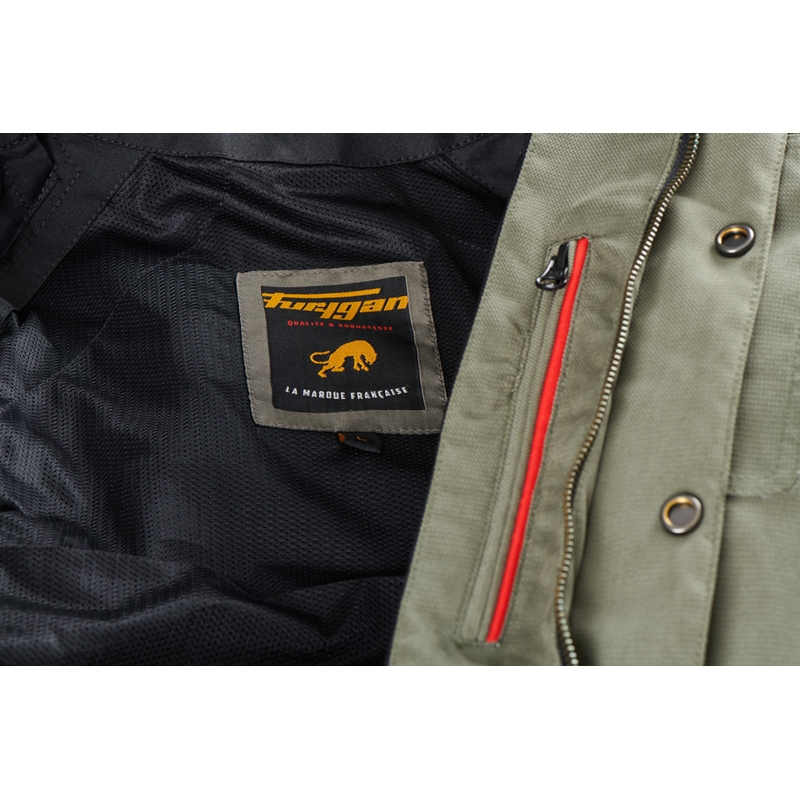Tricou motociclist Furygan Marlon X Kevlar verde