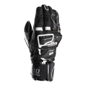 Mănuși de motocicletă Furygan Styg 20 x Kevlar negru și alb