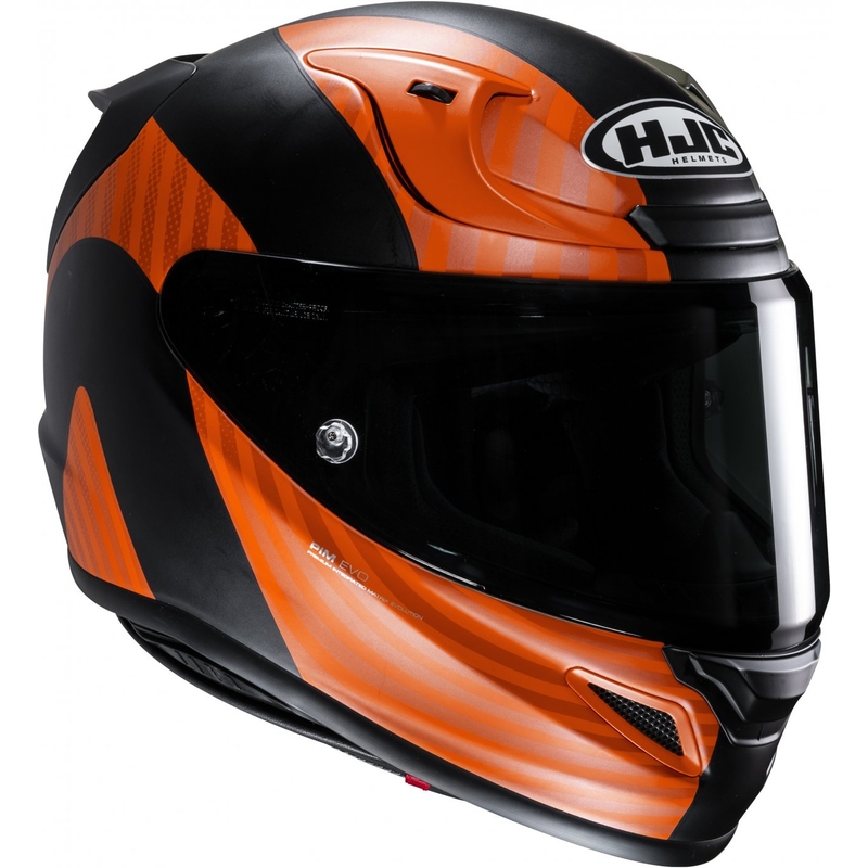 Cască integrală de motocicletă HJC RPHA 12 Ottin MC47SF negru-portocaliu-verde