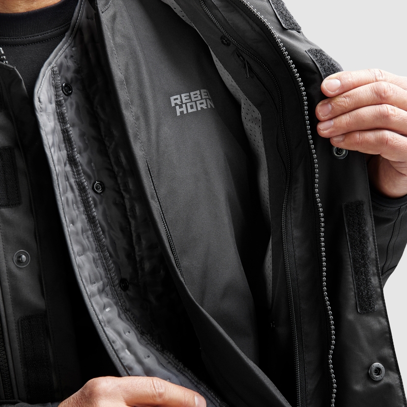 Jacheta moto Rebelhorn Cubby V neagra