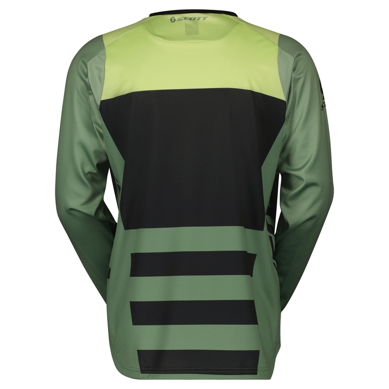 Tricou de motocros Scott EVO RACE verde-negru