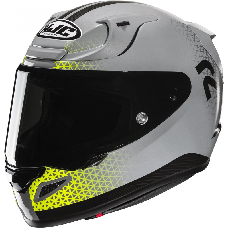 Casca moto integrala HJC RPHA 12 Enoth MC3H gri-galben lichidare