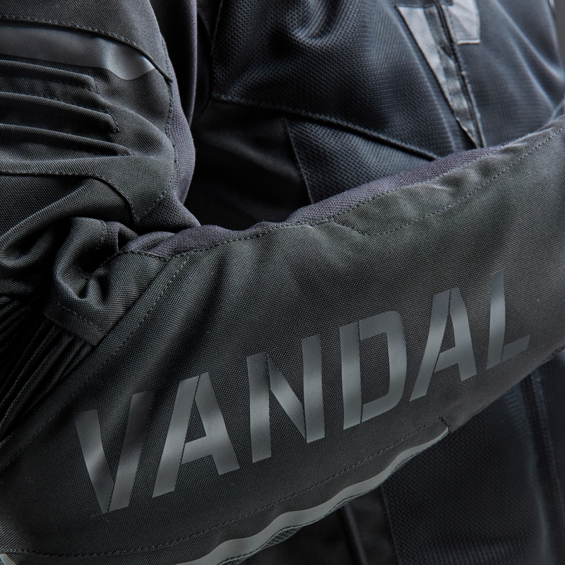 Rebelhorn Vandal Vandal Mesh Geacă de motocicletă neagră