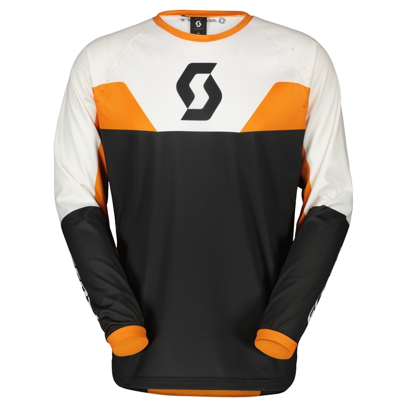 Tricou motocross Scott EVO TRACK negru-portocaliu
