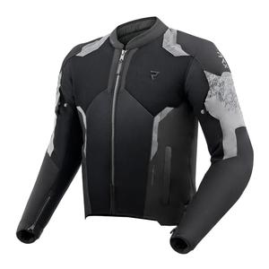 Jachetă de motociclist Rebelhorn Jax negru și gri