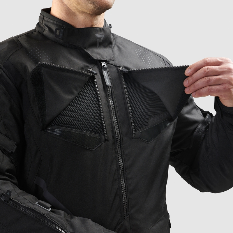 Geacă de motocicletă Rebelhorn Hiker IV neagră