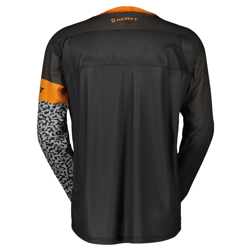 Tricou de motocros Scott X-PLORE SWAP gri-portocaliu